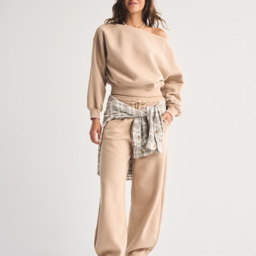 Abercrombie Off Shoulder Sweatshirt